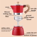 150ML/300ML Mocha Coffee Maker Pot Italian Hand Extraction Moka Coffee Pot Espresso Coffee Making Tool Cafeteria Latte Stovetop. 