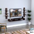 TV Unit for Living Room, Set Top Box Stand, Wall Shelf, Book Shelf, Shelf Organizer, Large, Suitable for upto 42 inch TVs. 