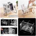 Acrylic Remote Holder - Mobile & Cosmetic Organizer - Home Desk. 