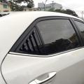 Toyota Corolla 2015 Bright Black Side Window Louver Shutter Cover Trim  Toyota Corolla 2015- Rear Window Quarter  Louvers. 