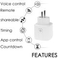 Tuya/smart Life Smart WiFi EU Smart WiFi Plug Can Set Schedules And Voice Control/no Need Hub Required Can Save Energy Use And Electricity Bills. 