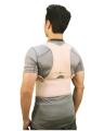 Cream Cotton & Polyester Royal Posture Support Belt. 