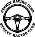 Street Racing Club logo Sticker vinyl Decal 8.5 inch. 