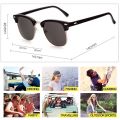 LeonLion 2023 Polarized Semi-Rimless Sunglasses Women/Men Vintage Rice Nail UV400 Classic Eyewear Brand Designer Sun Glasses. 