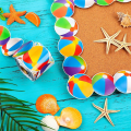 Bulletin Board Border 68.9 Feet Beach Ball Border Trim Borders for School Classroom Home Chalkboard Decoration Easy Install Easy to Use. 