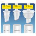 Silicone Sealing Drain, Pipe Hose Seal, Shower Drain Sewer Pipe Drain Sealing Plug for Bathtub. 