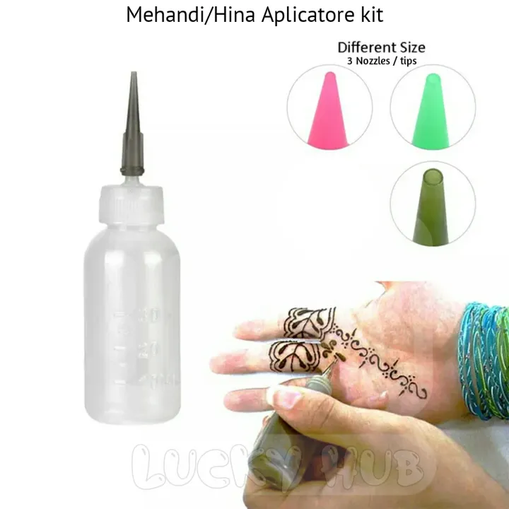 Henna%20Mehndi%20Applicator%20kit%20Mehndi%20Pen%20with%2020ml%20pen%201%20Bottles%20with%203%20Nozzles%20&%202%20Best%20Bridal%20Mehndi%20cones%20For%20Creating%20Stunning%20Henna%20Mehndi%20Designs-%20DIY%20Mehndi%20Applicator%20Tool%20Kit%20-%20Image%203