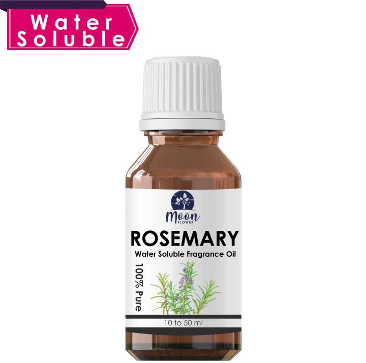 Moonflower's Rosemary Water Soluble Fragrance Oil for Humidifier, Linen Sprays, Mist & others DIY  | Premium Quality