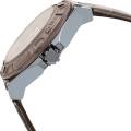 Guess Force Brown Dial Brown Leather Strap Watch For Men W0674G5. 