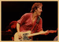 Vintage Bruce Springsteen Retro Rock Band Music Guitar Matte Kraft Paper Antique Wall Sticker Home. 