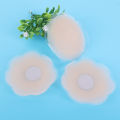 1 Pair Soft Reusable Self-Adhesive Silicone Cover Bra -Reusable Skin Color Stealth Bra Petal Cover Pad. 