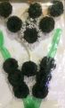 Bridal Artificial Flower  Jewellery Set /Neckless / Bracelets / Earing/ / Tikka/Ring  For Mendhi, and Multi faction #-JS11. 