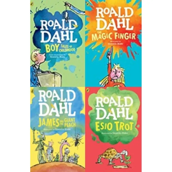 Set of 4 books by roald Dahl (Book 9,10,11,12) | Daraz.pk