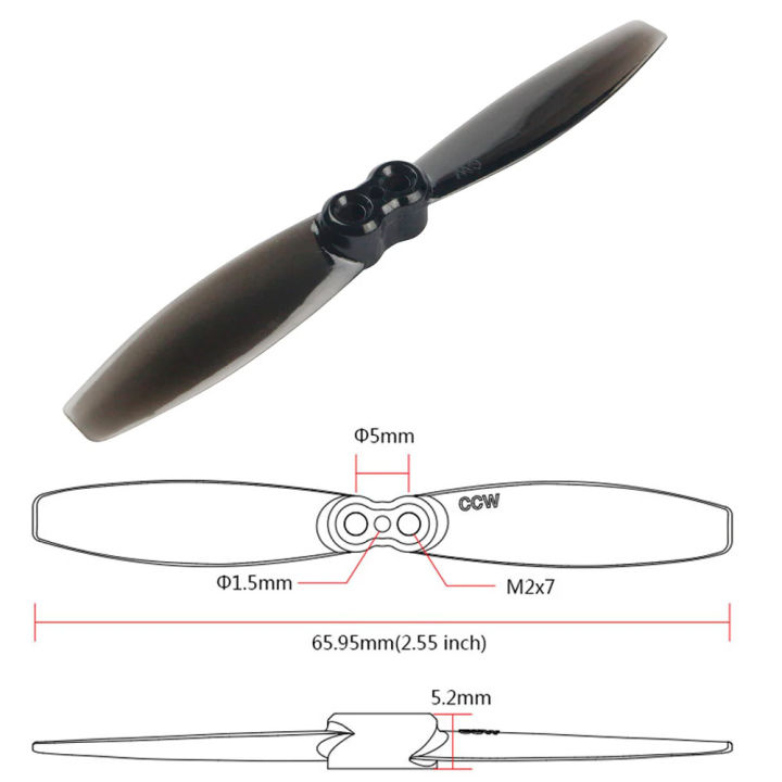 10%20Pairs%20LDARC%2065mm%20Toothpick%20Propeller%20Racer%201.5mm%20shaft%20Prop%202.55%20inch%20Props%20For%20FPV%20Racing%20Drone%20Toothpick%20Drone%20-%20Image%204