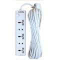 Extension Lead with 3 Meters Heavy Duty Copper Cable, 5 Power Sockets Extension Board with Wire - Clopal, Safety Switch.. 