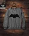 CLOTHING GARMENTS    11.11 Grey batman Printed Sweat Shirt For Women 133. 