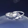 Fashion Super Fairy Astronaut Planet Couple Rings for Men Women Holiday Gift Retro Student Pair Ring Gothic Jewelry Accessories. 