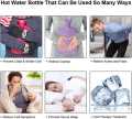 Classic Rubber Hot Water Bag for Cramps, Neck, Shoulder Pain Relief, Hot Cold Pack for Hot Cold Therapy and Foot Warmer, Great Gift for Women and Girls (Random Colors), Pack of 1 Hot Water Bottle with Soft Lid (2 Liter). 