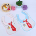 Baby Bib napkin Apron Soft Cotton For Girl and Boys Waterproof And Washable 1 pcs Tie shape. 