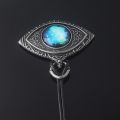 Game Bloodborne Cosmic Eye Necklaces Crow Hunter Wheel Hunter Badge Pendant Necklace Men Women Fans Cosplay Jewelry Gift. 