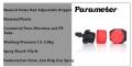 500pc 8Holes Red Adjustable Flow Dripper Micro Nozzle Dripper Emitter Drip Irrigation Sprinkler Nozzle Garden Watering. 