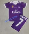 RONALDO REAL MADRID  FOOTBALL SOCCER purple JERSEY. 