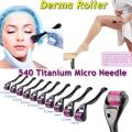 540 Derma Roller Microniddle Roller For Face Microneedling 0.2/0.3mm Needles Length Titanium Dermoroller Mesoroller For Hair. 