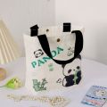 Cute Dancing Bear Women Small Canvas Bag Tote Food Bag Mini Handbags Cute Canvas Bags Cartoon Storage Bag Cartoon Bear Handbags. 