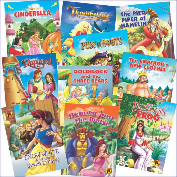 10 English Story Books Set for Kids