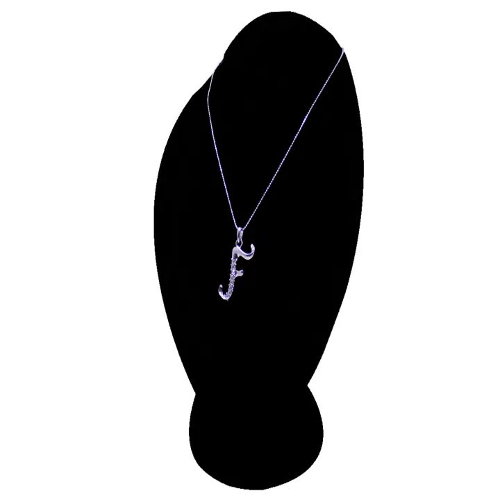 Silver%20Stainless%20Steel%20-%20J%20-%20Letter%20Stone%20Pendant%20For%20Women%20/%20Girls%20-%20J%20-%20Image%204
