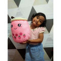 25-35CM Mini Led Boba BROWN SUGAR SUPER Jumbo Doll Boba Stuffed Pillows Jumbo Boba Doll/Plush Doll on Beautiful Blinking SNI. 