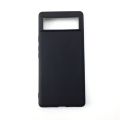 Google Pixel 6 Pro Back Cover Soft Tpu Slim Flexible Case For Google Pixel 6 Pro- BLACK. 