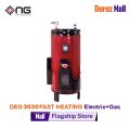 NasGas Geyser 30 Gallon Electric + Gas  DEG-3030 Super Fast Heating DLX (Double Safety) Heavy Gauge 12 x 14 Water Tank. 