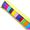 144PCs Thin Multi Color Plastic Bangles (2.4/Medium) - 144 Bangles. 