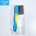 New Cat Comb Dog Comb Stainless-Steel Needle Pet Comb Flea Comb Seahorse Long Needle Double-Edged Fine-Toothed Comb Naked. 