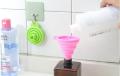 Folding And Space Saving Easy To Store Silicone Funnel For Kitchen Silicone Collapsible Funnel. 