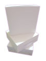 Cake Boxes, Square Disposable Cake Boxes, White Cake Box Bakery Packaging Boxes ,2. Pond Cake Boxes With Base Plate (Pack of 5). 