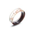 【Heartbeat Girl Store】1PC New Design Handmade Wood Rings Flowers Plants Landscape Inside Fashion Anniversary Ring Gifts. 