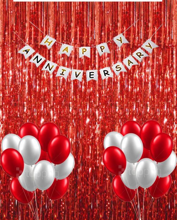 Red%20&%20White%20Happy%20Anniversary%20Theme%20Set%20With%20Red%20Back%20Drop%20Curtains%20%20,%20Happy%20Anniversary%20white%20Banner%20and%20Latex%20Balloons%20-%20Image%204