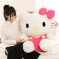 CUANFEN Big Size Lovely Sanrio Plush Hello Kitty Peluche Plush Kawaii KT Plushies Hello Kitty Stuffed Doll Animal Toy Ragdoll Xmas Gift. 