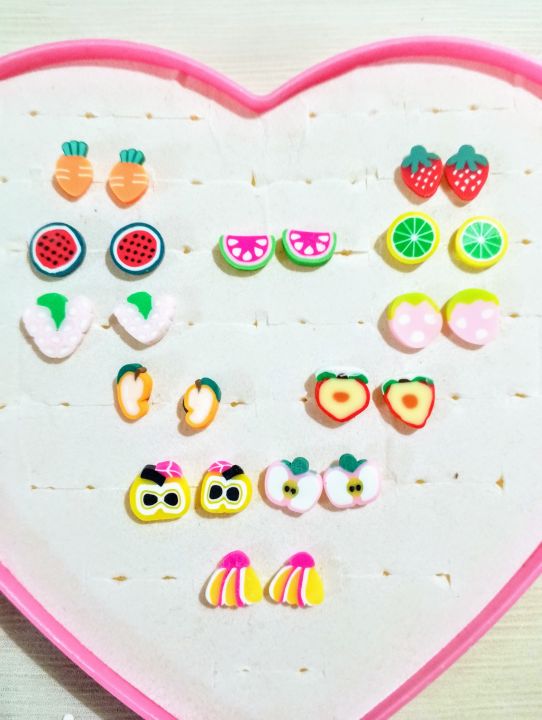 Cute%20Cartoon%20&%20Fruit%20Stud%20Earrings%20Set%20for%20Kid%20Girls%20%E2%80%93%206,%2012%20Pairs%20of%20Plastic%20Fun%20&%20Colorful%20Ear%20Studs%20-%20Image%204