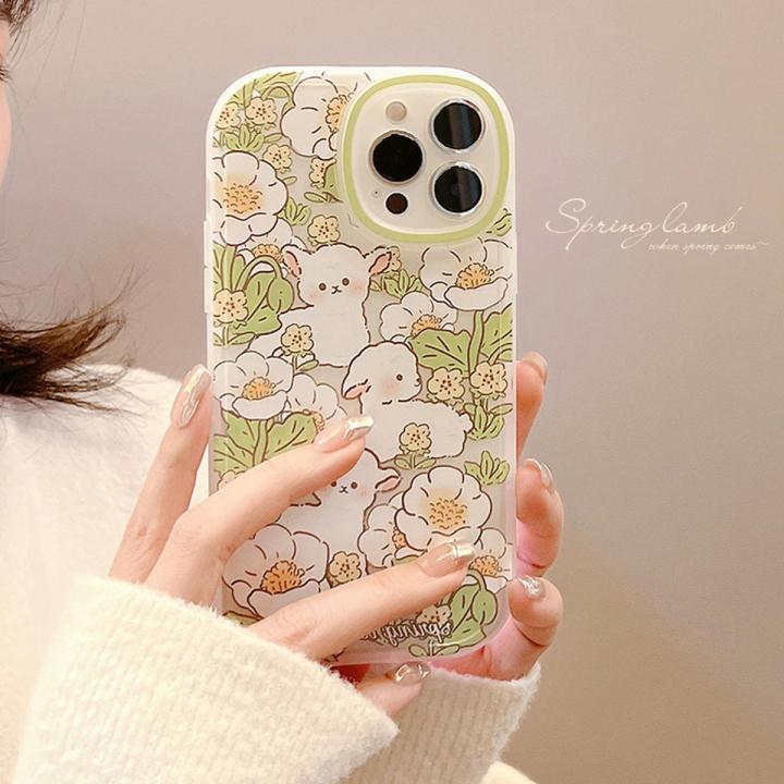 Cute Cartoon Pattern Soft Silicone Cover Mobile Phone Protective