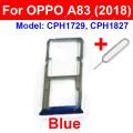 For OPPO A76 A77 A77s A78 4G 5G (2022) A83 (2018) SD Card Slot Adapter Sim Card Tray Holder Reader Replacement Repair Parts. 
