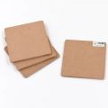 20pcs Set Laser Cut Shapes Mdf Plain Wood Boards For Art And Craft 4x4 Inch - 3.2mm Unfinished Slices Round Heart and Square Mdf Cutouts For Art And Craft For Resin Art, Mandala Art, Pyrography, Painting (Set Of 4 in each shape). 