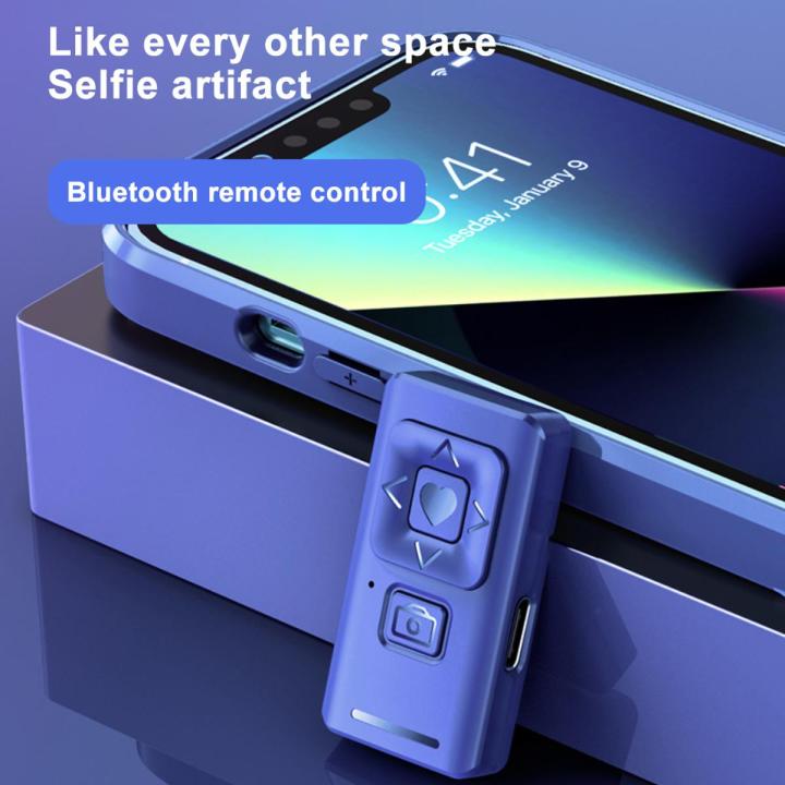 2021 Mobile phone Bluetooth-compatible self-timer remote controller Type-c interface USB charging Available for Android /IOS version Wireless remote control Bluetooth-compatible self-timer easy to use