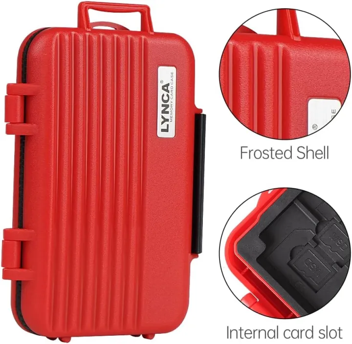 LYNCA%20KH6%20Memory%20Card%20Case%20Holder,%20Large%20Capacity%20Memory%20Card%20Holder,%20Memory%20Card%20Hard%20Protector%20Case%20Professional%20Water-Resistant%20Anti-Shock%20Compact%20Camera%20Card%20Hard%20Storage%20Box%20for%208%20SD%20Cards%204%20CF%20Cards%2012%20Micro%20SD/TF%20Cards%20(Orange)%20-%20Image%204
