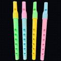 Children's Yellow color small flute 6-hole mini clarinet creative baby musical instrument playing music toy gift. 