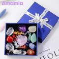 Fake Crystal Set Chakra Stones Healing Set Faux Crystal Gemstones for Positive Energy Fake Gemstone Collection. 