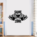 bellylady Carved Game Zone Wall Sticker Mural Wallpaper for Kids Boys Room Decals Gaming Poster Decor. 
