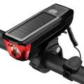 Multifunctional waterproof solar panel power charging bike accessories equipment led. 